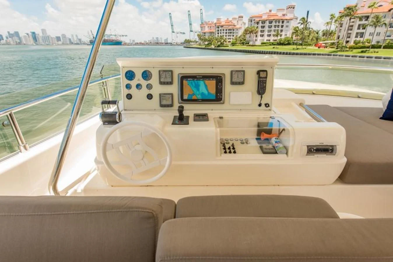 a boat on the water aboard INDULGE II Yacht for Sale