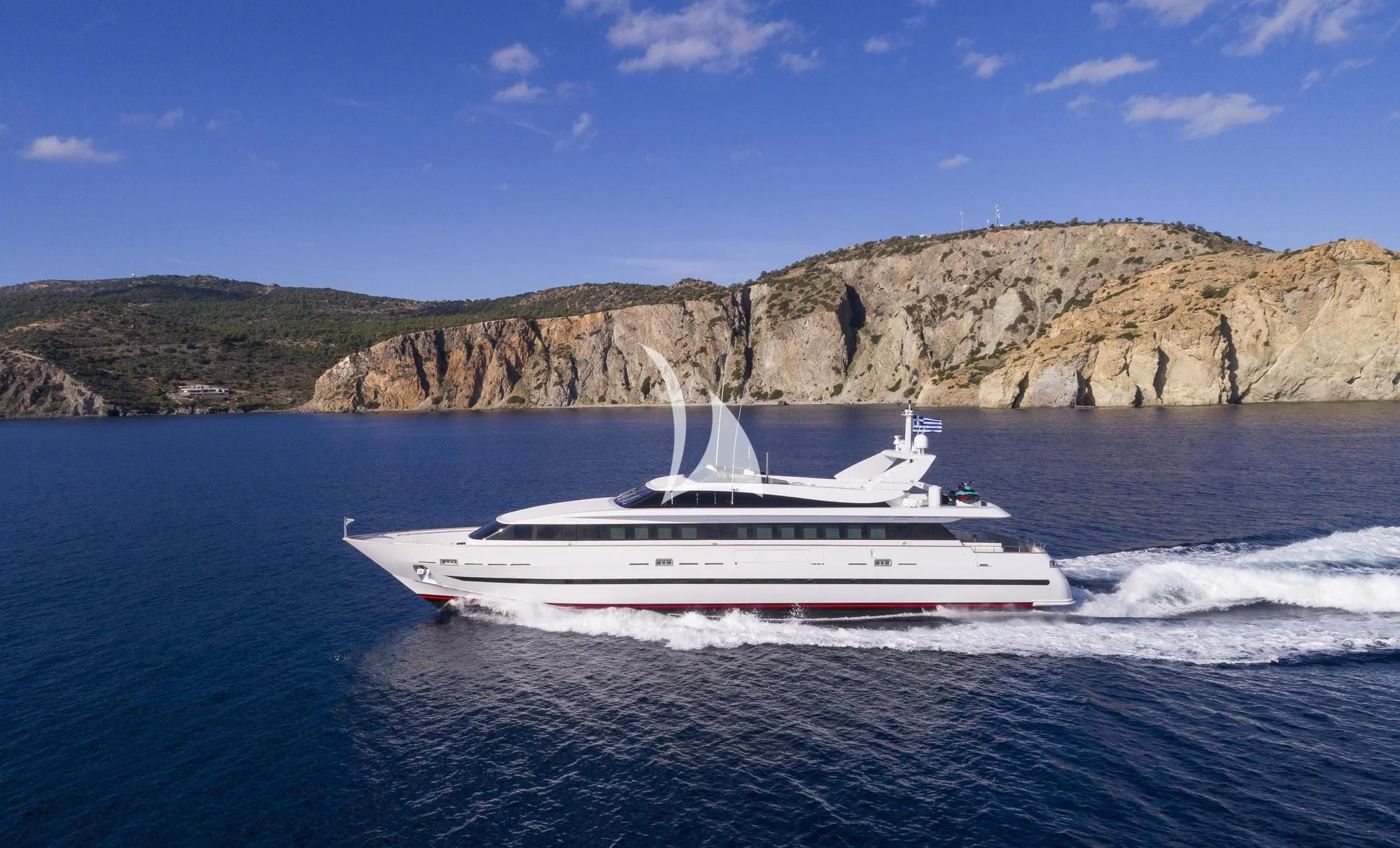 a boat on the water aboard SOLE DI MARE Yacht for Sale
