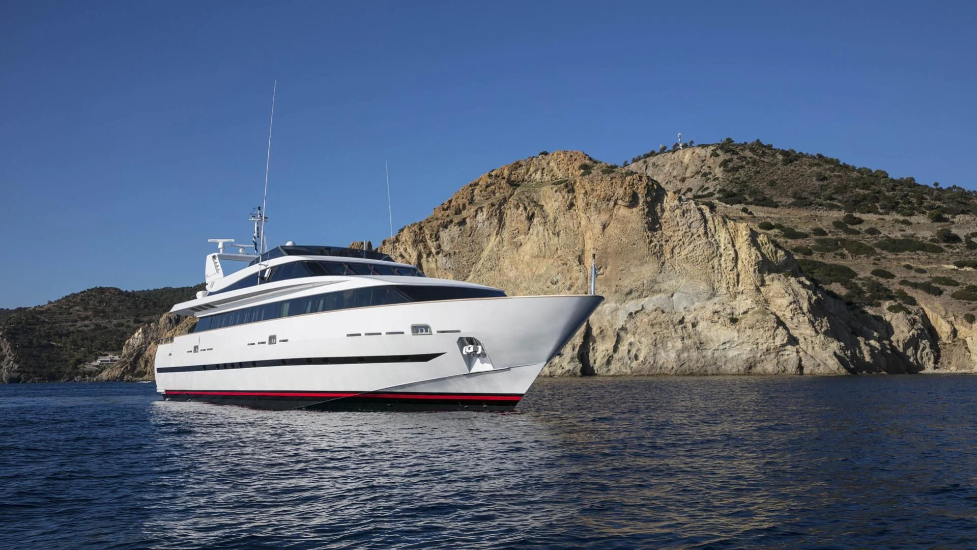 a boat on the water aboard SOLE DI MARE Yacht for Sale