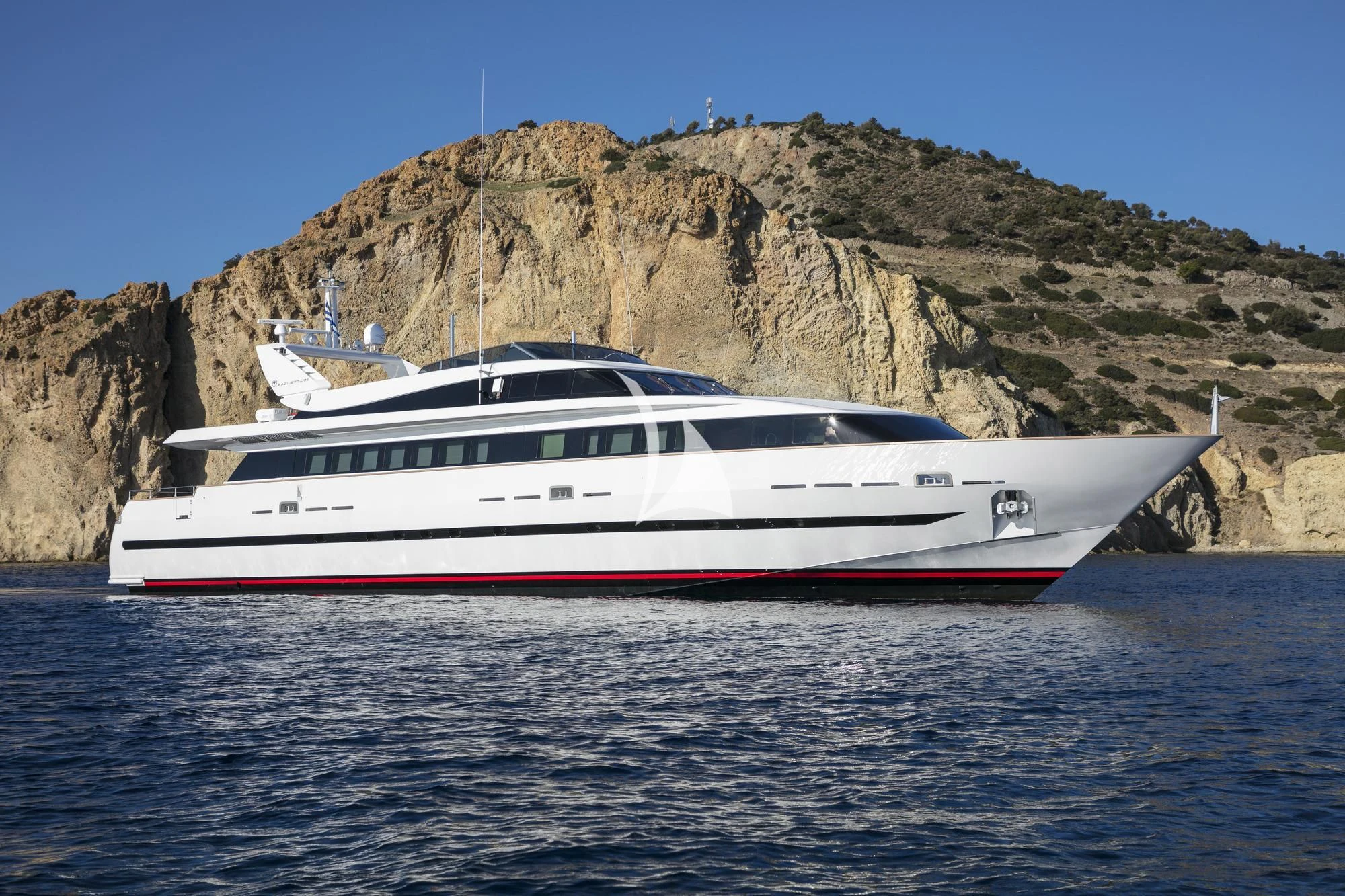 a boat on the water aboard SOLE DI MARE Yacht for Sale