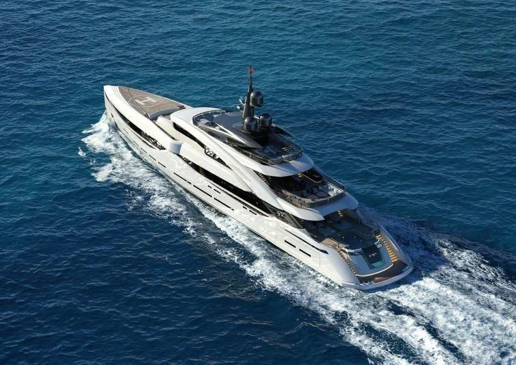 a boat in the water aboard ISA GT 67M Yacht for Sale