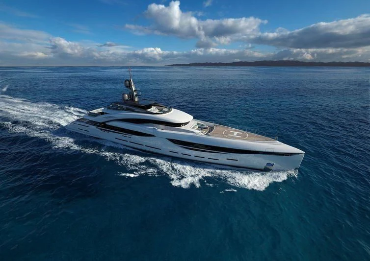 a boat on the water aboard ISA GT 67M Yacht for Sale