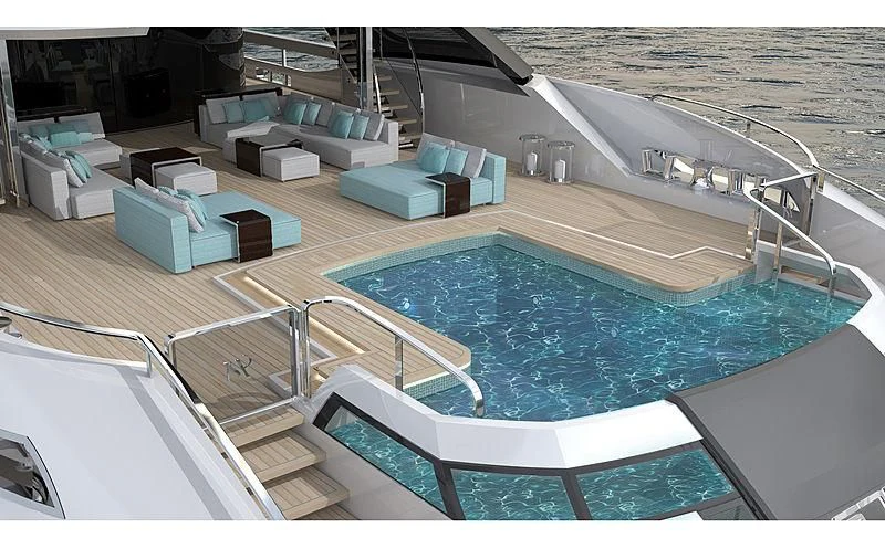 diagram aboard ISA GT 67M Yacht for Sale