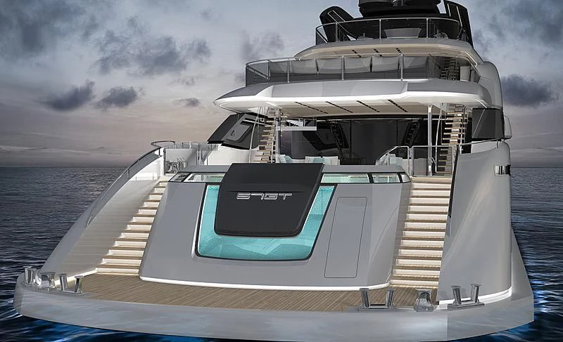 a boat on the water aboard ISA GT 67M Yacht for Sale