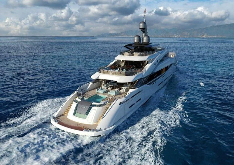 a boat on the water aboard ISA GT 67M Yacht for Sale