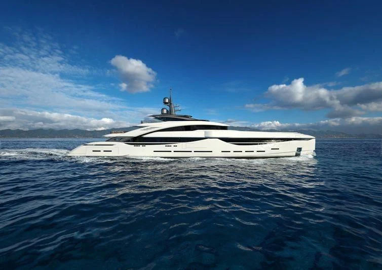a boat in the water aboard ISA GT 67M Yacht for Sale