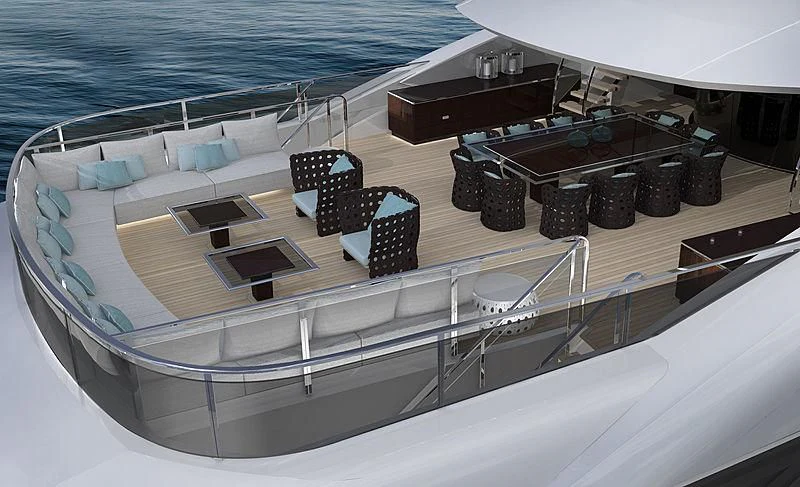 a boat on the water aboard ISA GT 67M Yacht for Sale
