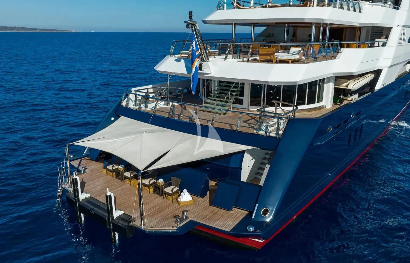 a large boat in the water aboard BATELLO Yacht for Sale