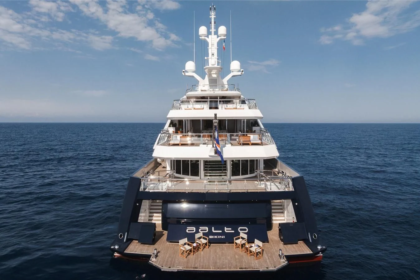 a boat in the water aboard BATELLO Yacht for Sale