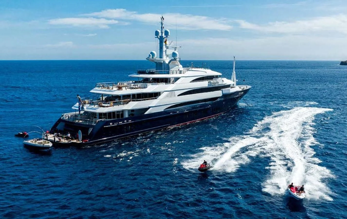a boat on the water aboard BATELLO Yacht for Sale