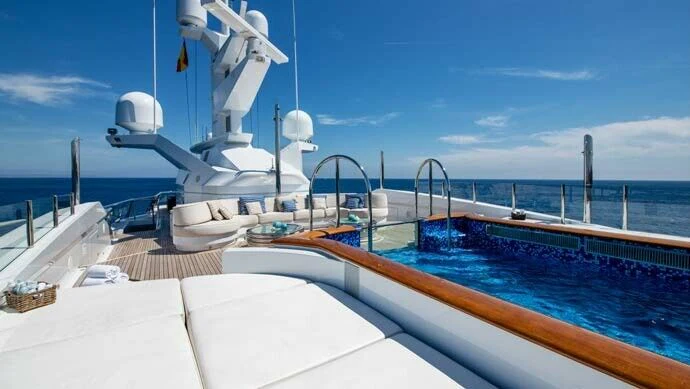 a boat on the water aboard BATELLO Yacht for Sale