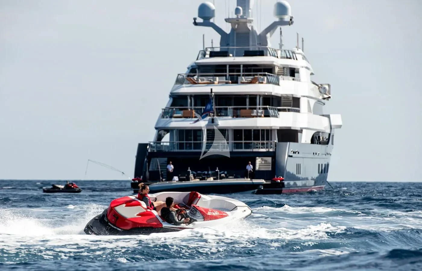 a boat with people on it aboard BATELLO Yacht for Sale