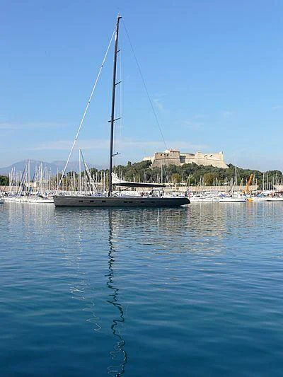 a sailboat on the water aboard WALLY B Yacht for Sale