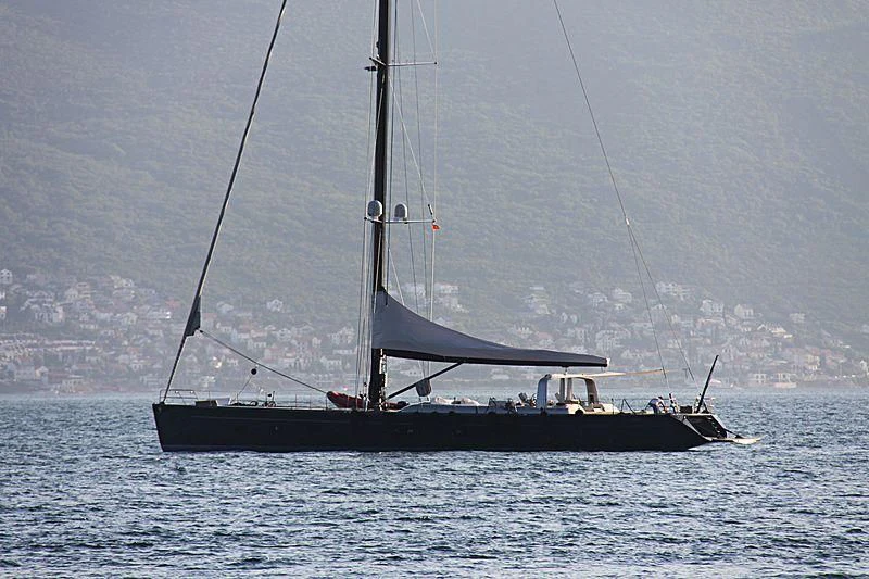a boat in the water aboard WALLY B Yacht for Sale