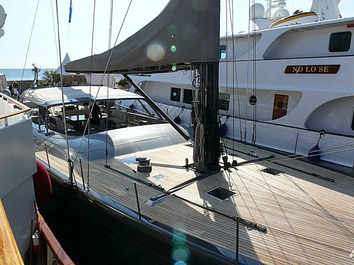 a boat on the water aboard WALLY B Yacht for Sale