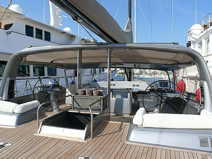 a boat on the water aboard WALLY B Yacht for Sale