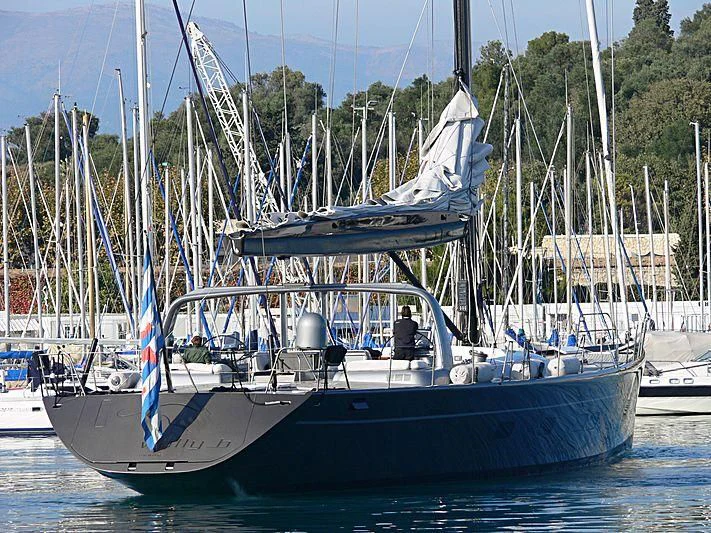 a boat in the water aboard WALLY B Yacht for Sale