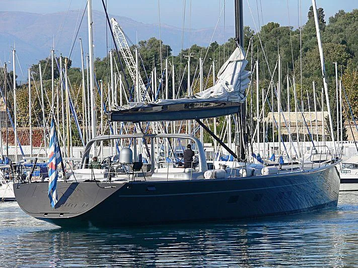 a boat in the water aboard WALLY B Yacht for Sale