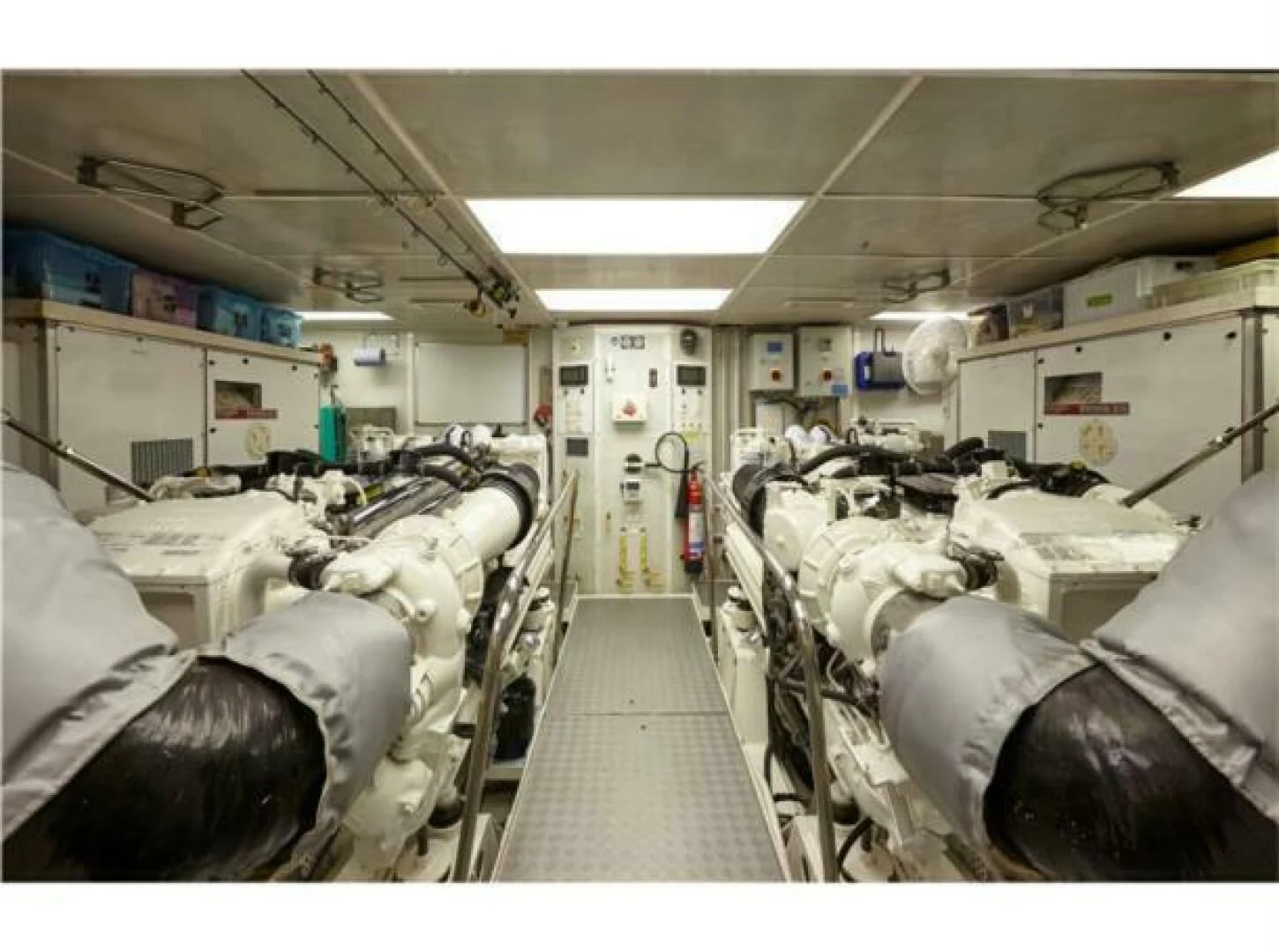 a room full of soldiers aboard INTEGRITY Yacht for Sale
