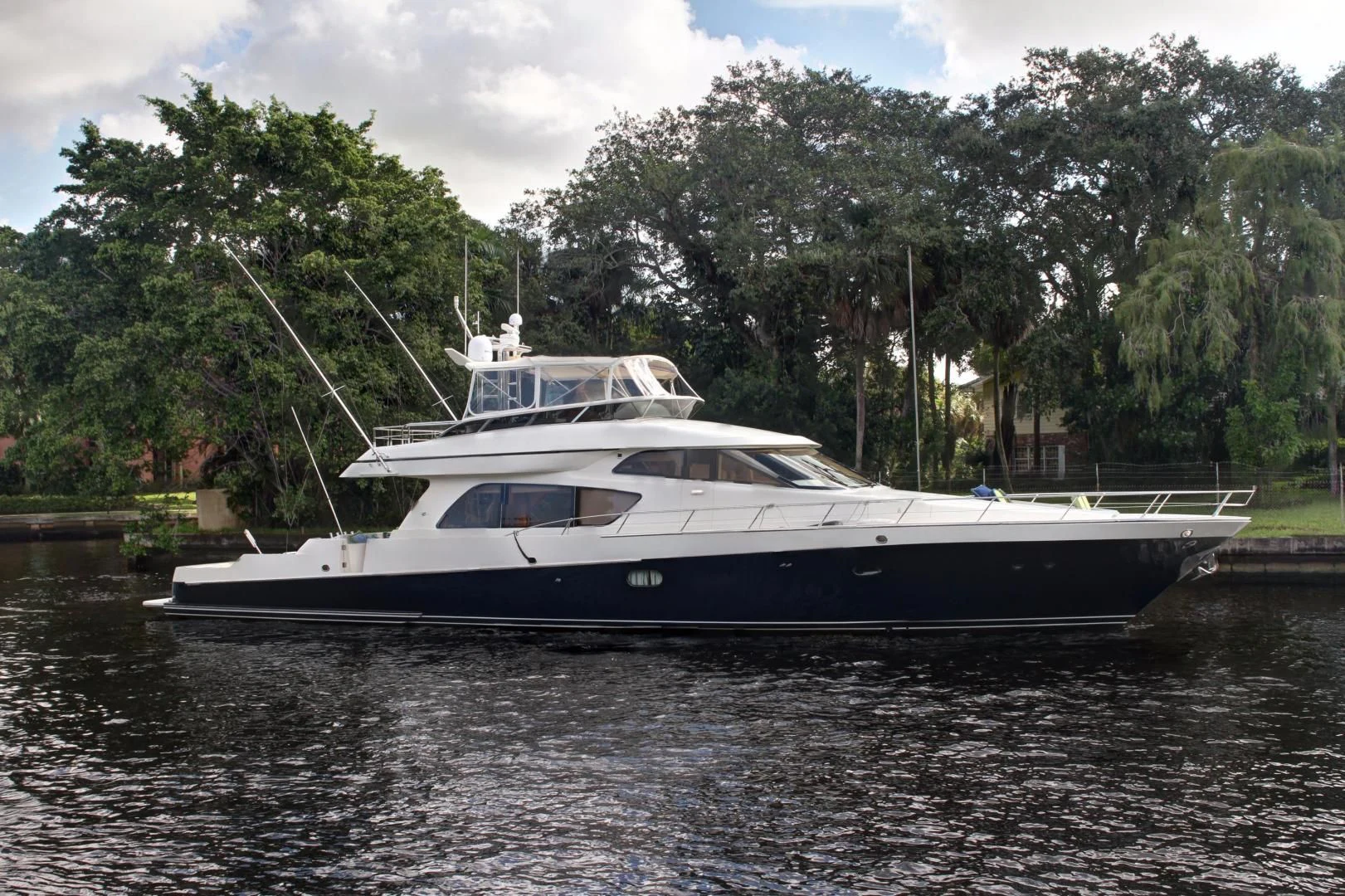 a boat on the water aboard UNSINKABLE II Yacht for Sale