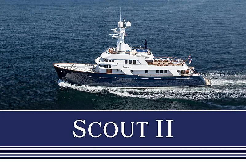 a boat on the water aboard GLACIAL BEAR Yacht for Sale