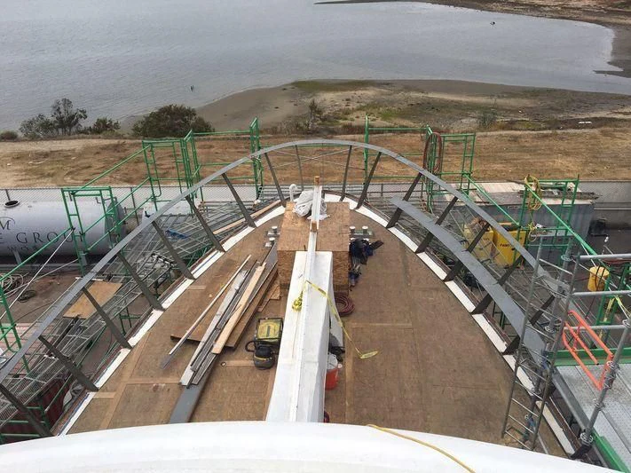 a rocket on a launch pad aboard GLACIAL BEAR Yacht for Sale