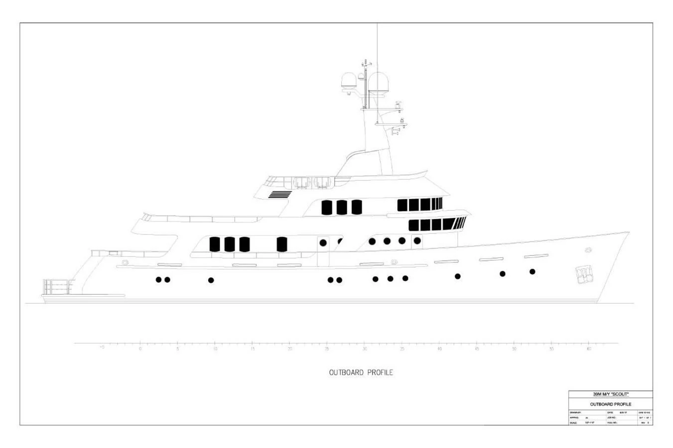 diagram aboard GLACIAL BEAR Yacht for Sale