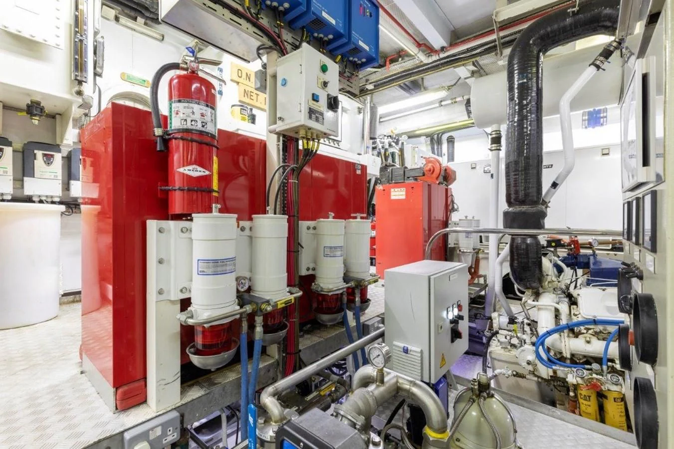 a factory with machinery aboard GLACIAL BEAR Yacht for Sale