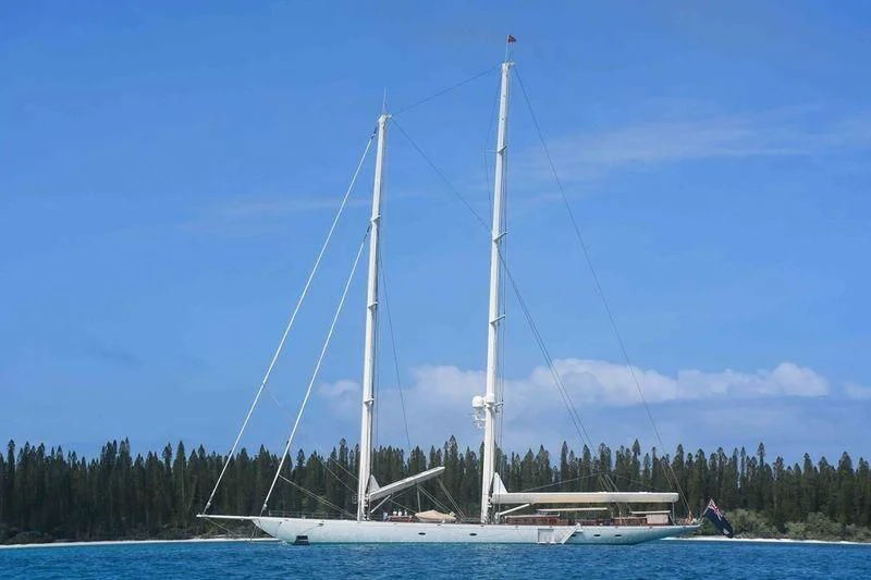 a boat on the water aboard ATHOS Yacht for Sale