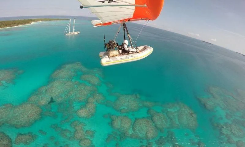 a boat on the water aboard ATHOS Yacht for Sale