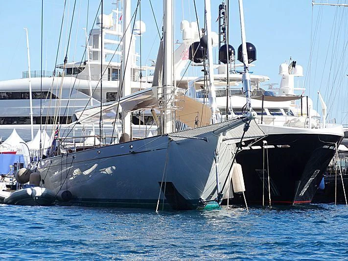 a group of boats in the water aboard ATHOS Yacht for Sale