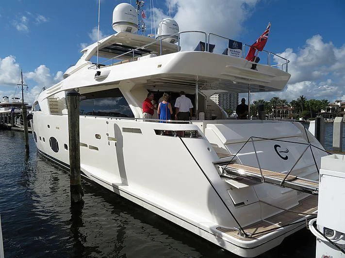 a boat with people on it aboard MACQNDO Yacht for Sale