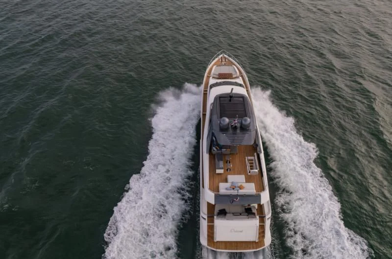 a boat in the water aboard ORIANT Yacht for Sale
