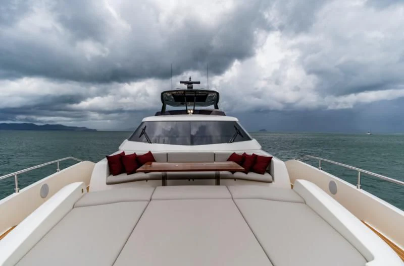 a boat on the water aboard ORIANT Yacht for Sale