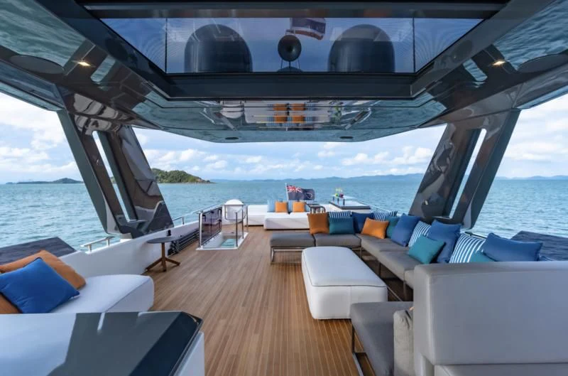 a boat on the water aboard ORIANT Yacht for Sale