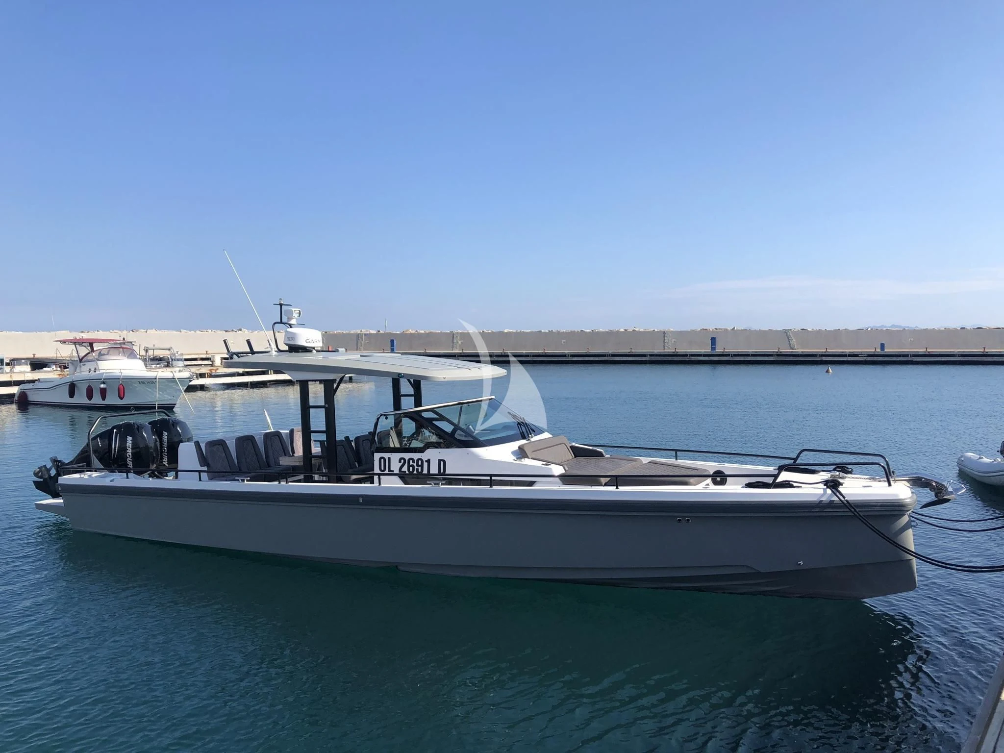 a boat on the water aboard AORI Yacht for Sale