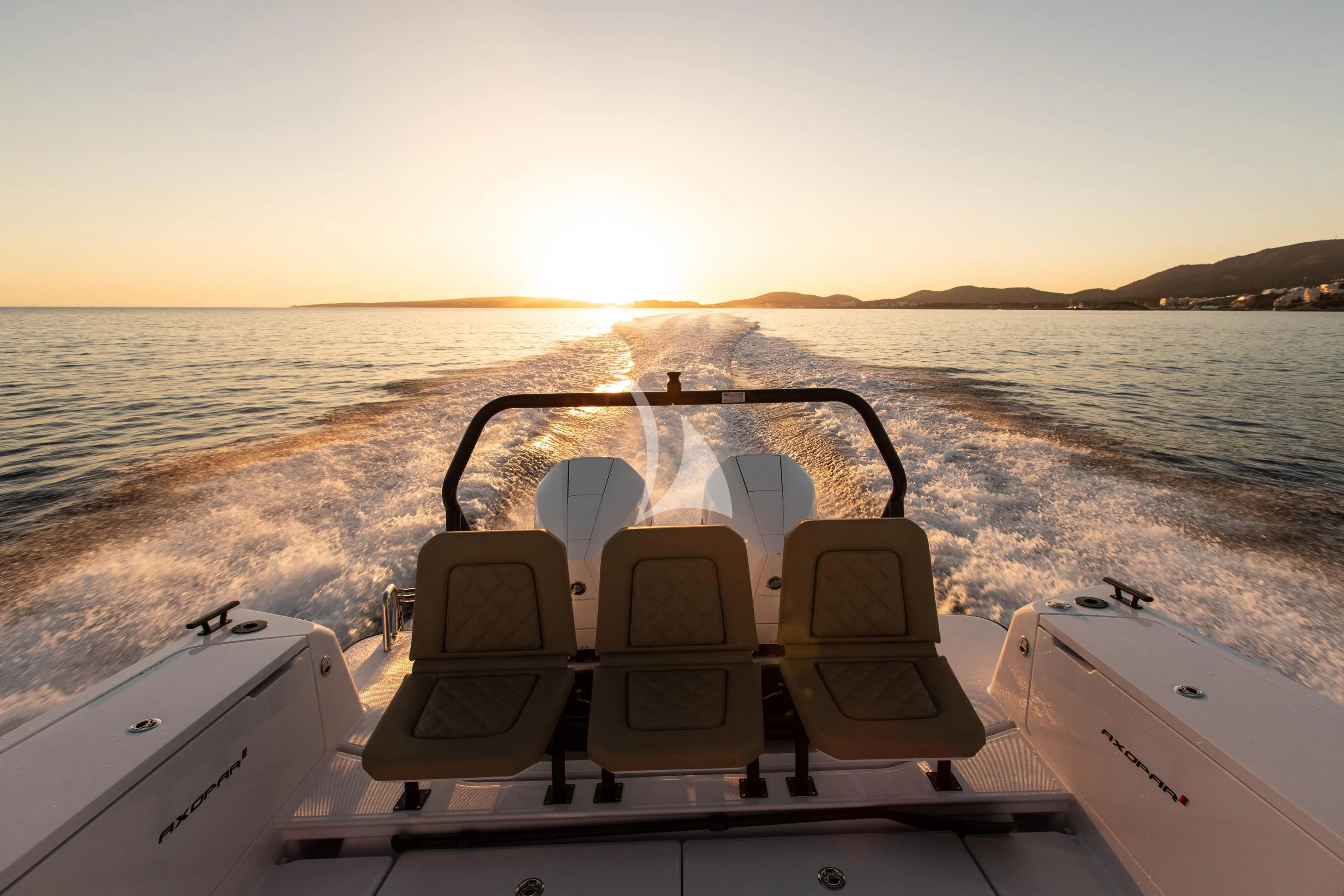 a boat on the water aboard AORI Yacht for Sale