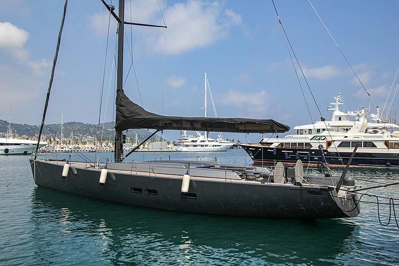a couple of boats sit in the water aboard AORI Yacht for Sale