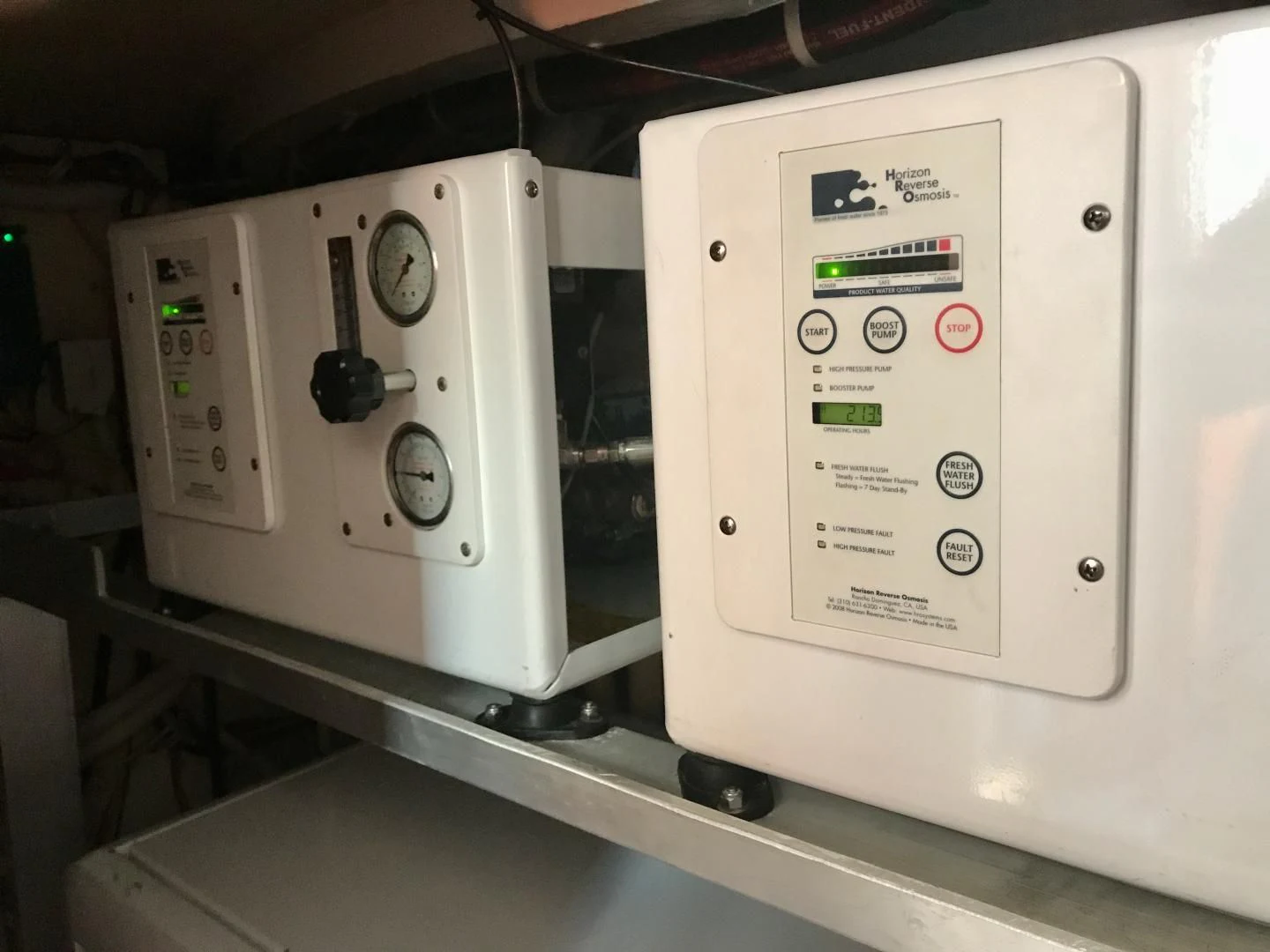 a white machine with buttons aboard QUEEN MARA Yacht for Sale