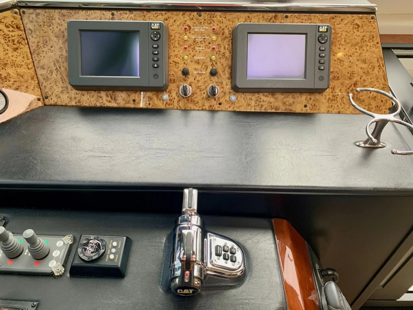 a group of electronic devices aboard QUEEN MARA Yacht for Sale
