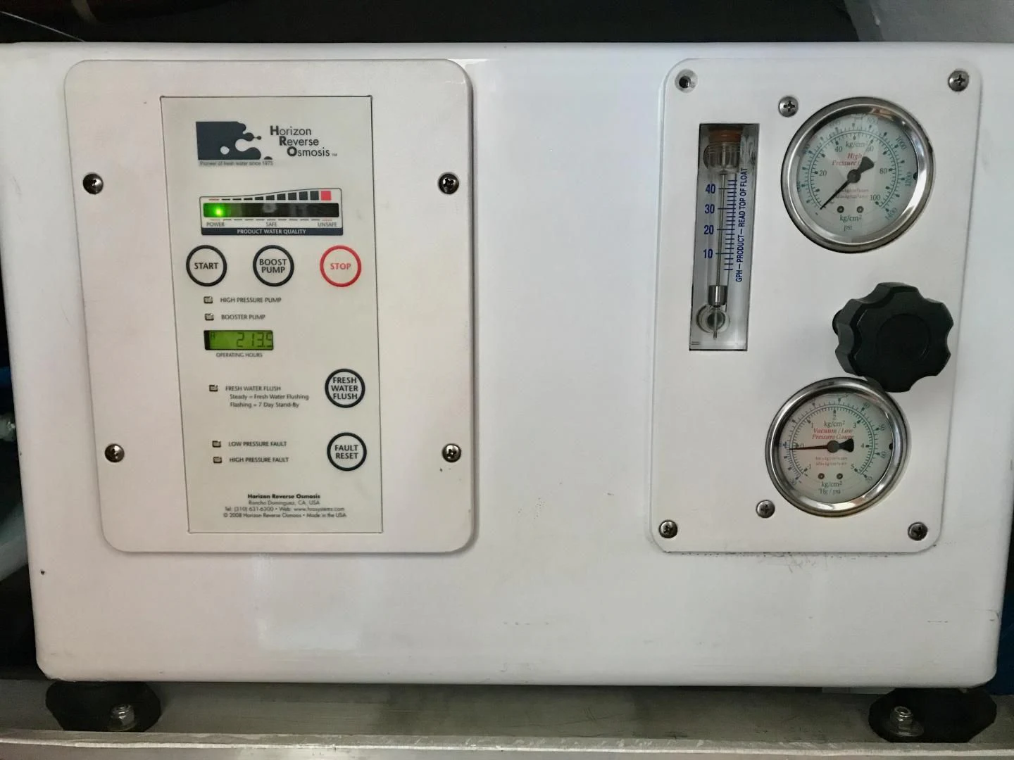 a white machine with knobs aboard QUEEN MARA Yacht for Sale