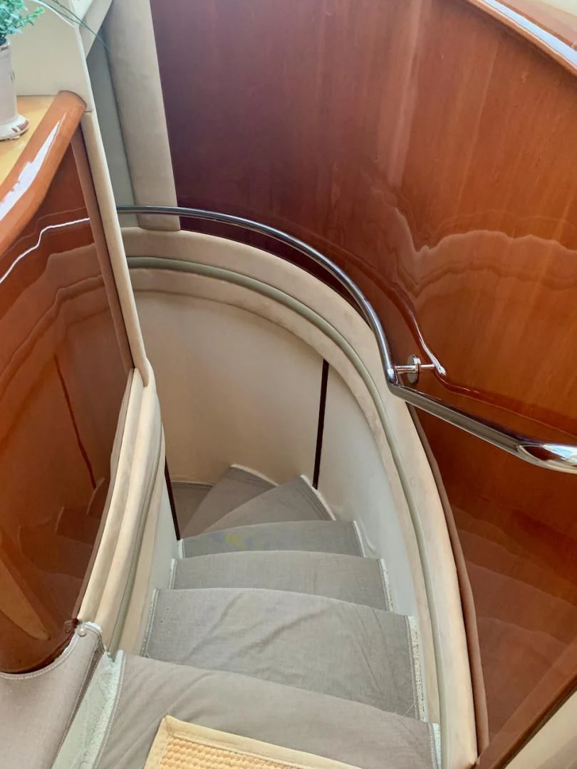 a close-up of a chair aboard QUEEN MARA Yacht for Sale