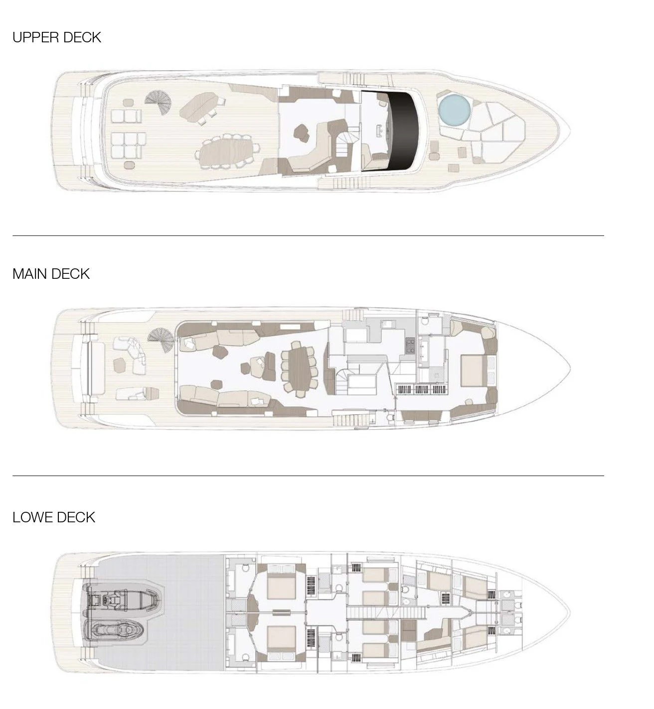 diagram aboard AZIMUT MAGELLANO 30 Yacht for Sale