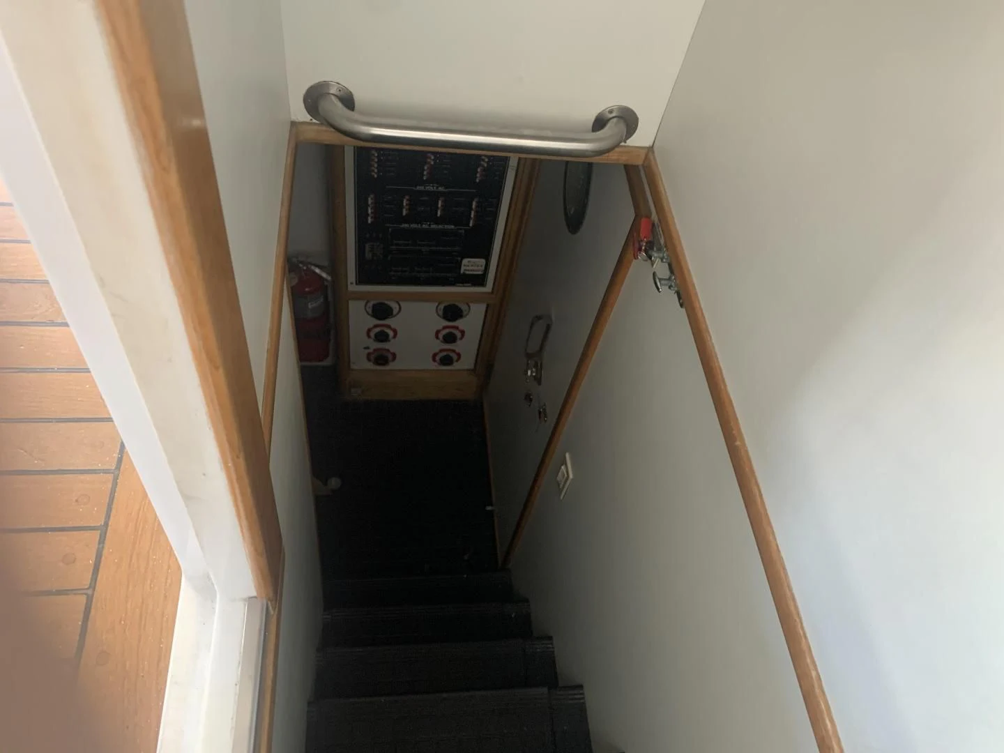 a machine on the wall aboard REHAB Yacht for Sale
