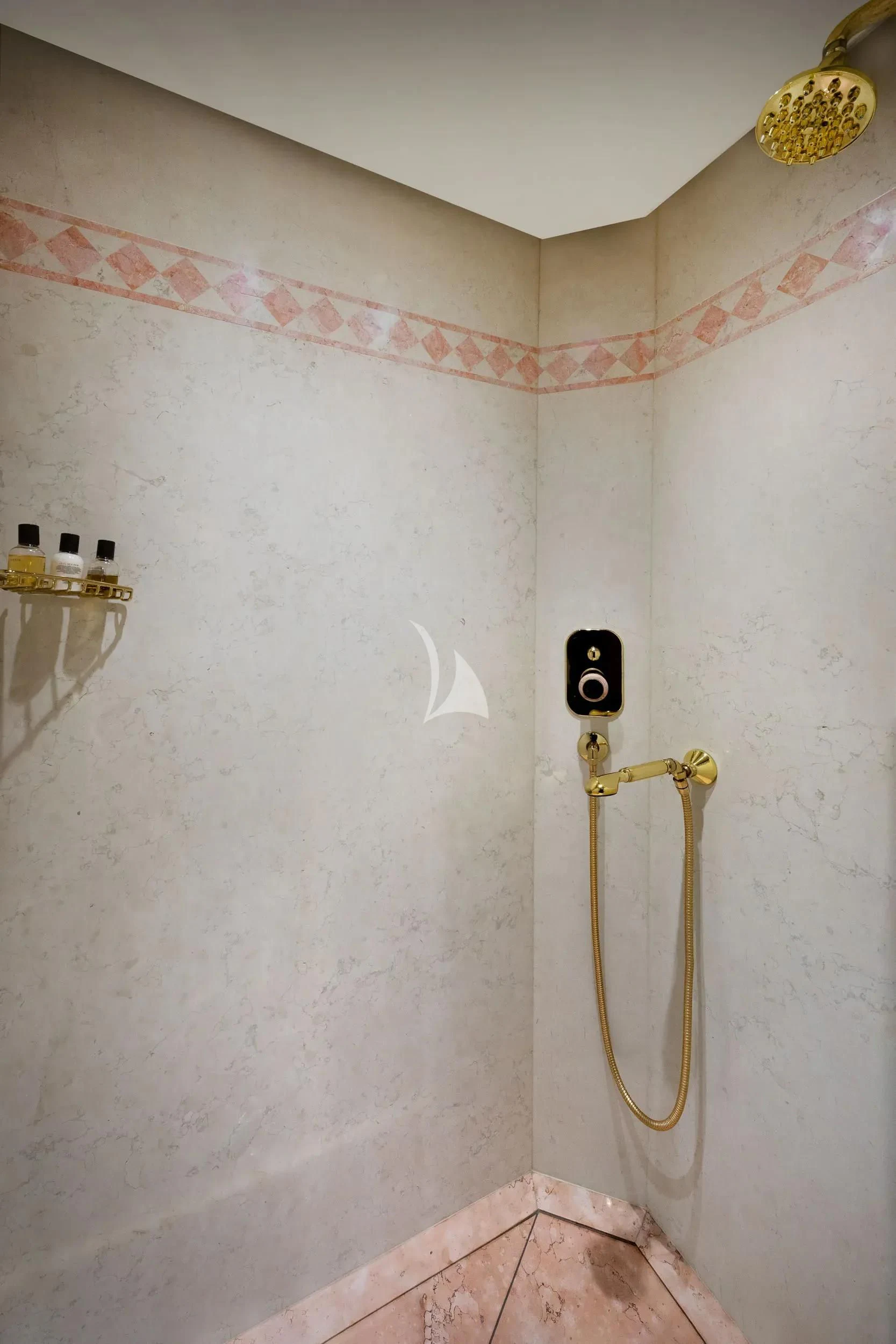 a wall with a hook and a hook aboard AKIRA ONE Yacht for Charter