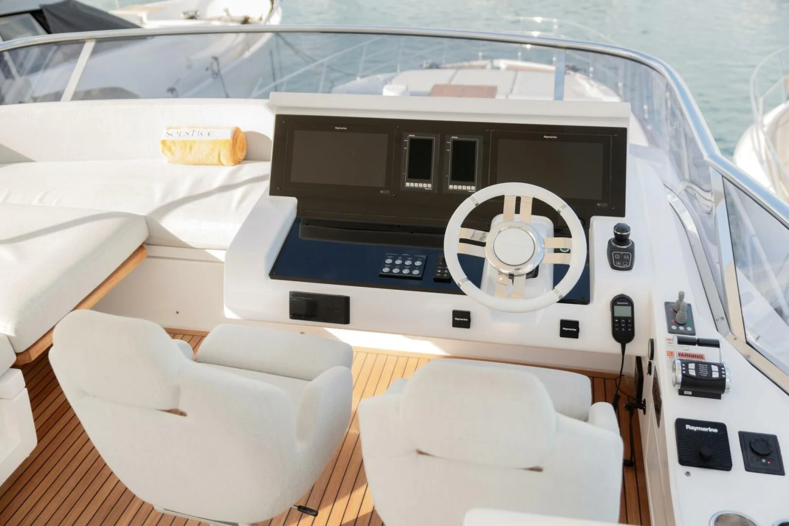 the inside of a boat aboard AZIMUT 72 Yacht for Sale