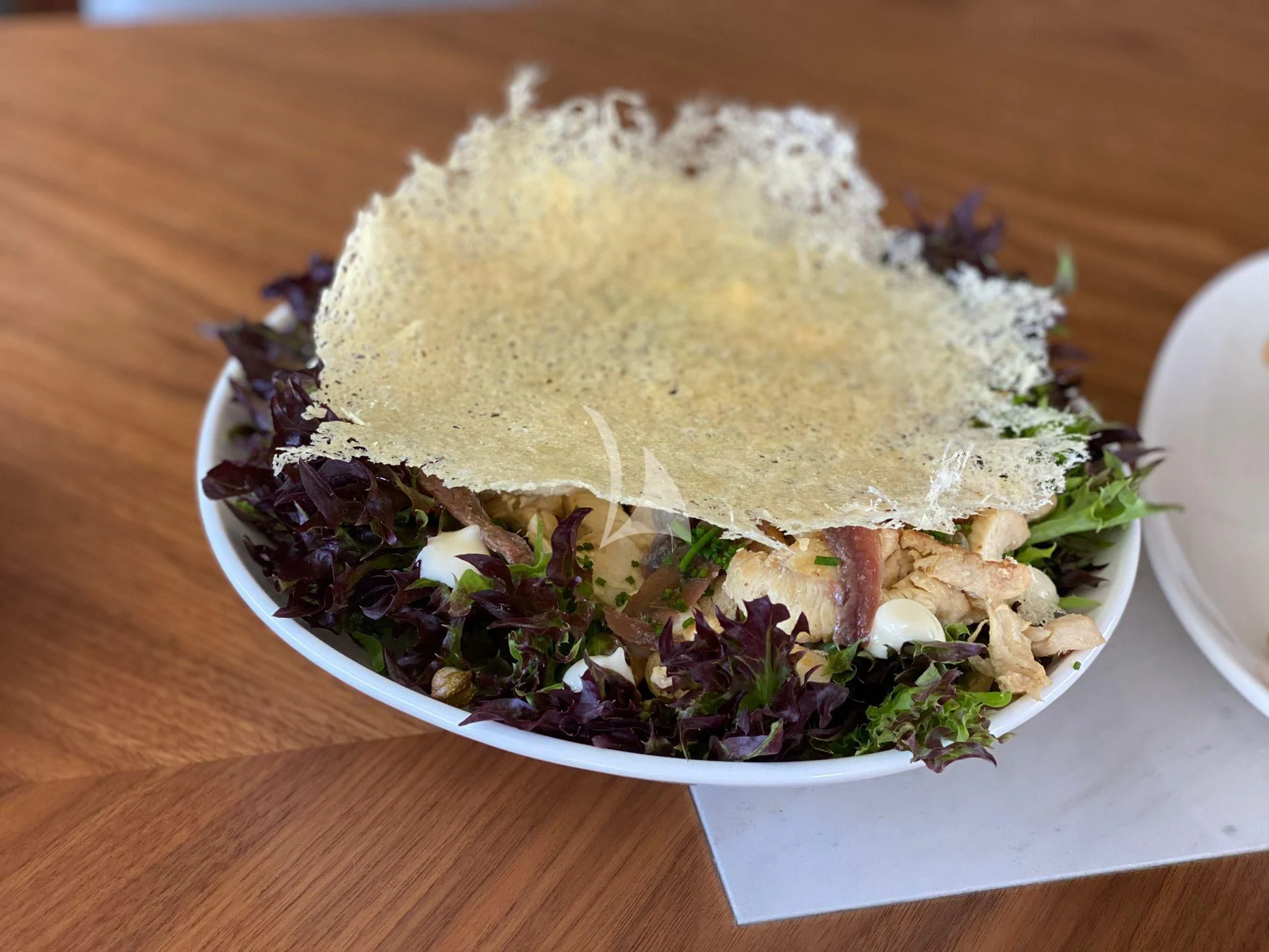 a plate of food aboard HUNKY DORY OF LONDON Yacht for Sale