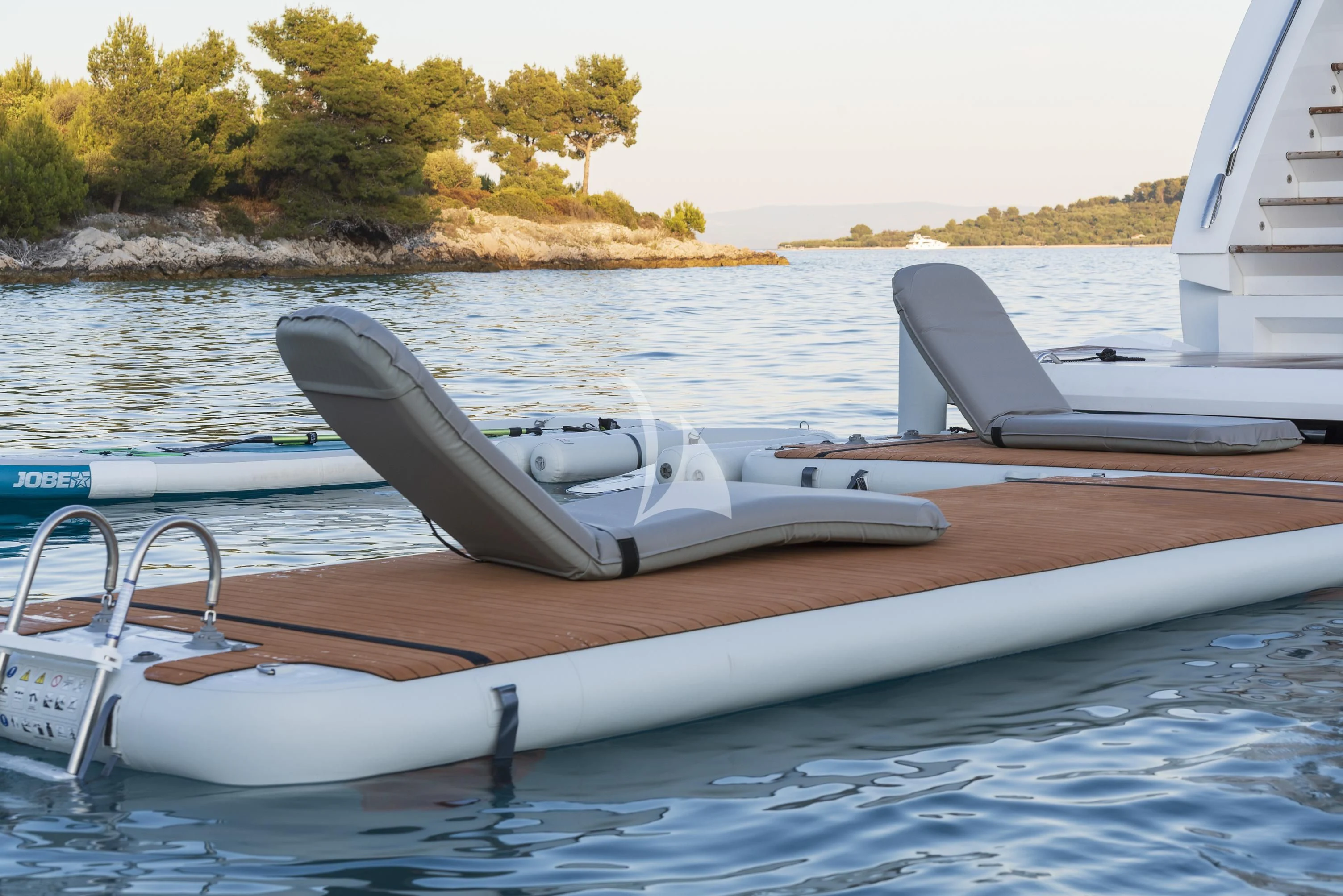 a boat on the water aboard HUNKY DORY OF LONDON Yacht for Sale