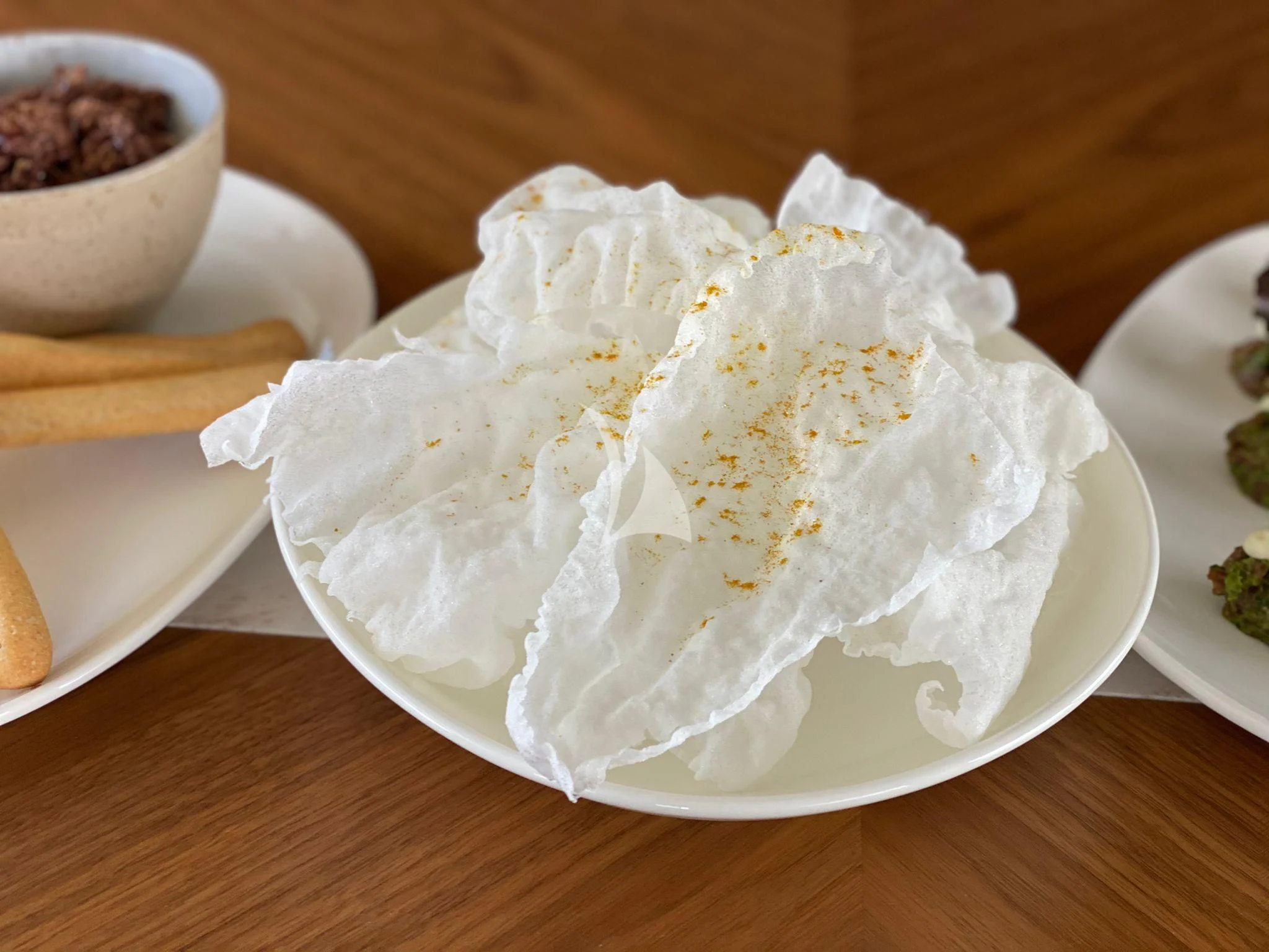 a plate of food aboard HUNKY DORY OF LONDON Yacht for Sale