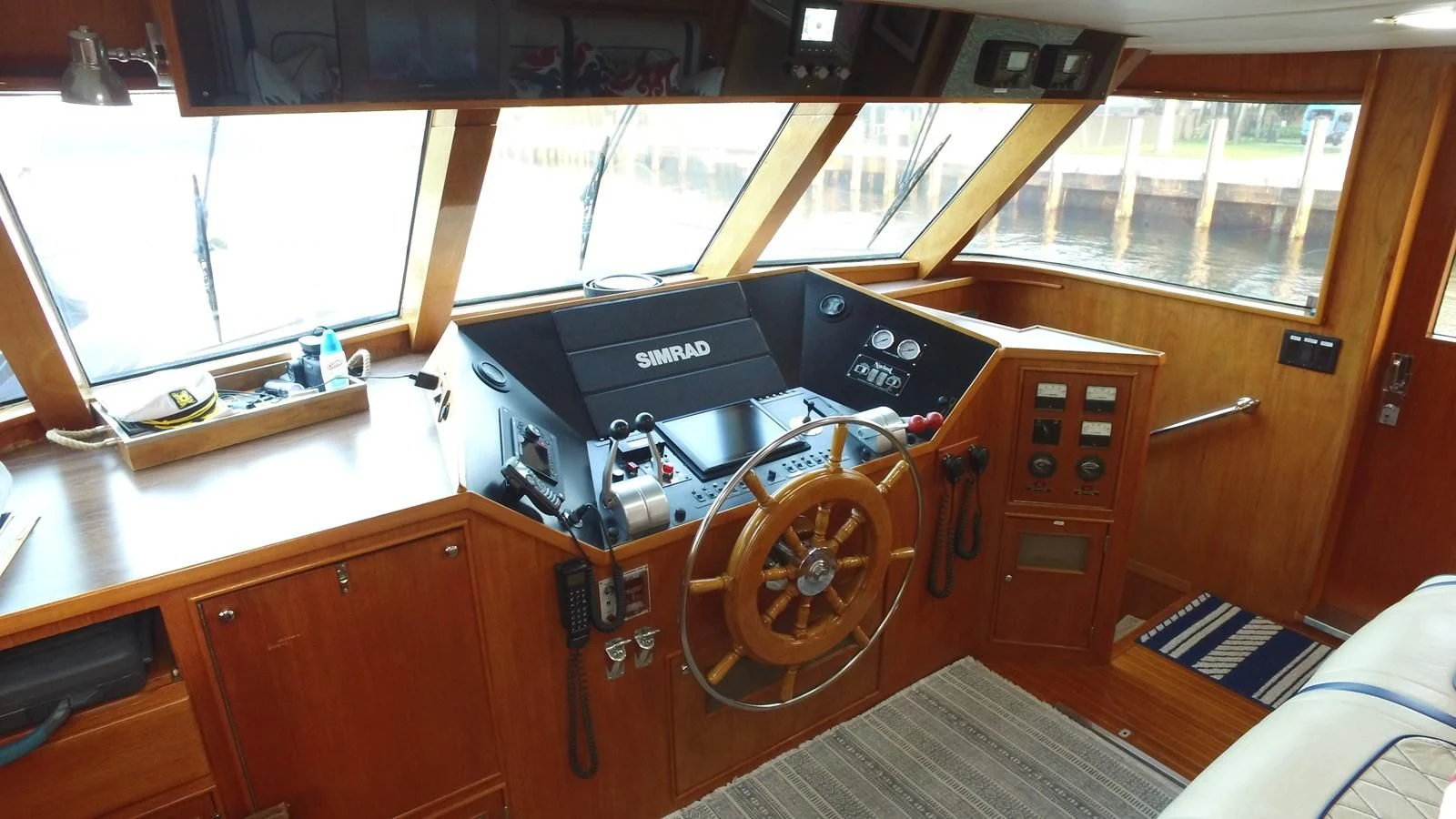 a machine in a room aboard BAREFOOT V Yacht for Sale